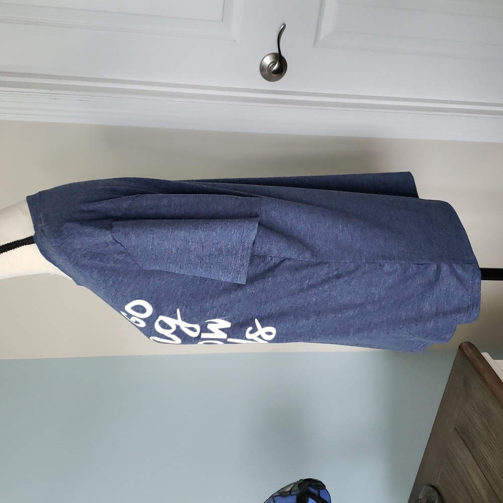 Purpley Grey Short Sleeve T-shirt with Statement - Picture 4 of 10